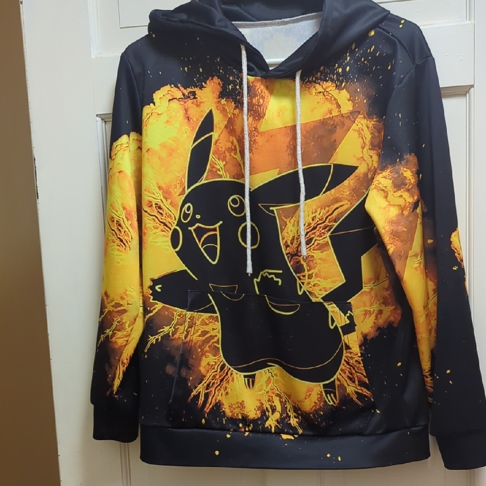Black and Yellow Pikachu Hoodie